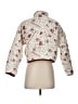 Mark Edwards 100% Viscose Floral Ivory Jacket Size S - photo 2
