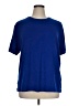 Banana Republic 100% Cotton Solid Blue Short Sleeve T-Shirt Size XL - photo 1