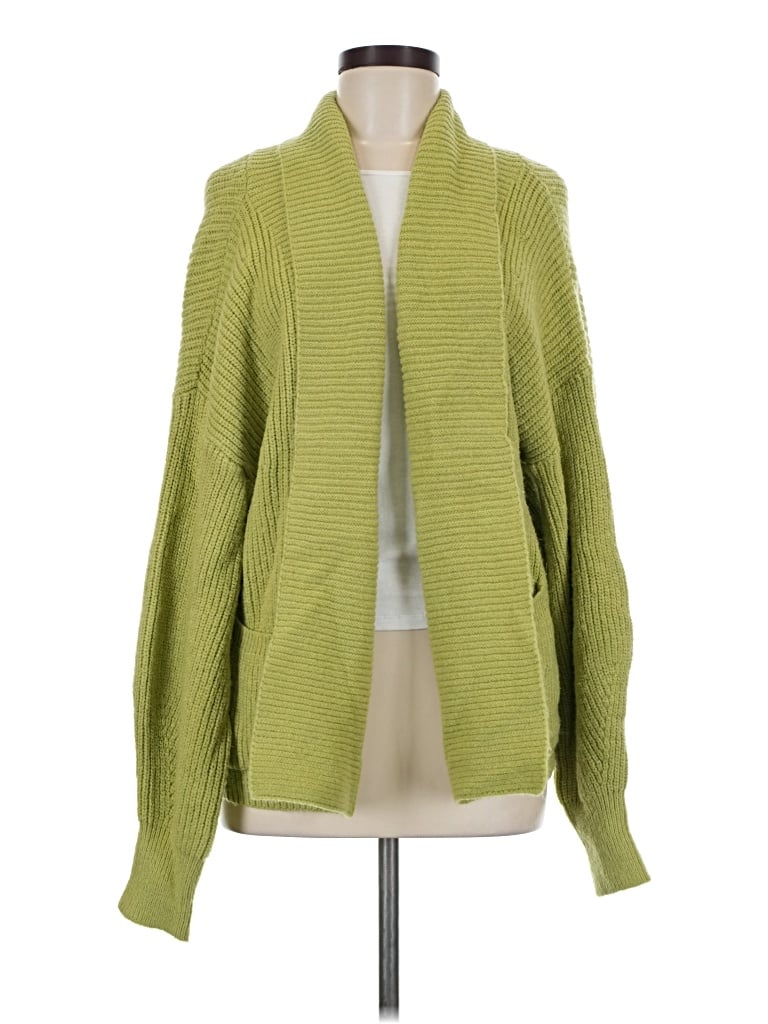 Pre-owned Assorted Brands Cardigan Sweater In Green