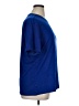 Banana Republic 100% Cotton Solid Blue Short Sleeve T-Shirt Size XL - photo 4