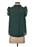 Blu Pepper 100% Polyester Green Sleeveless Blouse Size S - photo 2