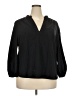 Gap Black 3/4 Sleeve Blouse Size XXL - photo 1