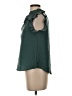 Blu Pepper 100% Polyester Green Sleeveless Blouse Size S - photo 5