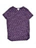 Lularoe Purple Short Sleeve Top Size 8 - photo 1