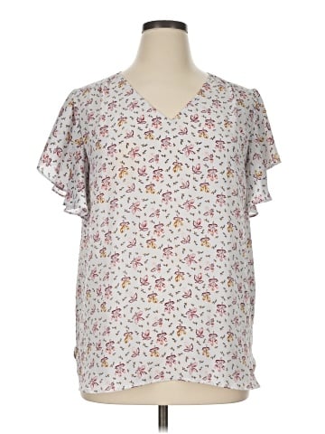 Ann Taylor LOFT Short Sleeve Blouse (view 1)