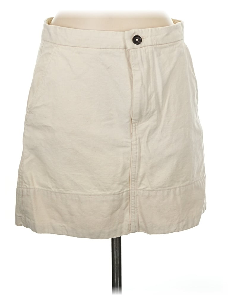 Pre-owned Everlane Casual Skirt In Ivory