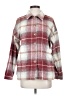 Pulse 100% Polyester Plaid Burgundy Jacket Size XS - photo 1