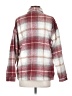 Pulse 100% Polyester Plaid Burgundy Jacket Size XS - photo 2