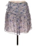 Intermix Floral Purple Casual Skirt Size 6 - photo 2