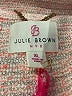 Julie Brown 100% Polyester Pink Coat Size XL - photo 6