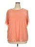 Torrid Orange Short Sleeve Top Size 3X Plus (3) - photo 1