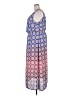 Vince Camuto 100% Polyester Print Blue Casual Dress Size 2X - photo 5