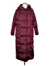 Nap 100% Polyester Burgundy Coat Size S - photo 1