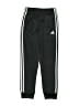Adidas 100% Polyester Black Track Pants Size 10 - 12 - photo 1