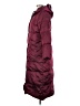 Nap 100% Polyester Burgundy Coat Size S - photo 5