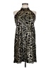 Alya 100% Polyester Metallic Gold Cocktail Dress Size M - photo 1
