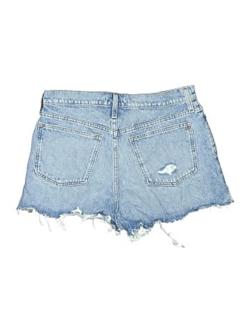 Madewell Relaxed Denim Shorts in Madera Wash: Side-Slit Edition (view 2)