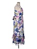 Calvin Klein 100% Polyester Floral Purple Cocktail Dress Size 14 - photo 4