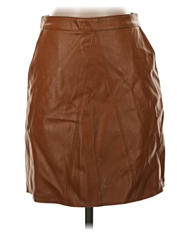 Bar III Faux Leather Skirt (view 1)