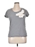 Merona 100% Cotton Gray Short Sleeve Top Size XL - photo 1