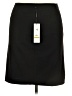 Calvin Klein Solid Black Casual Skirt Size 14 Petite - photo 2