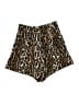 R13 100% Viscose Animal Print Gold Shorts Size 27 waist - photo 1