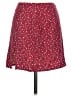 Shein 100% Polyester Hearts Red Casual Skirt Size XS - photo 1