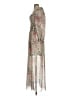Zimmermann 100% Silk Floral Silver Ivory Cocktail Dress Size 4 (0) - photo 5