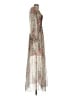 Zimmermann 100% Silk Floral Silver Ivory Cocktail Dress Size 4 (0) - photo 4