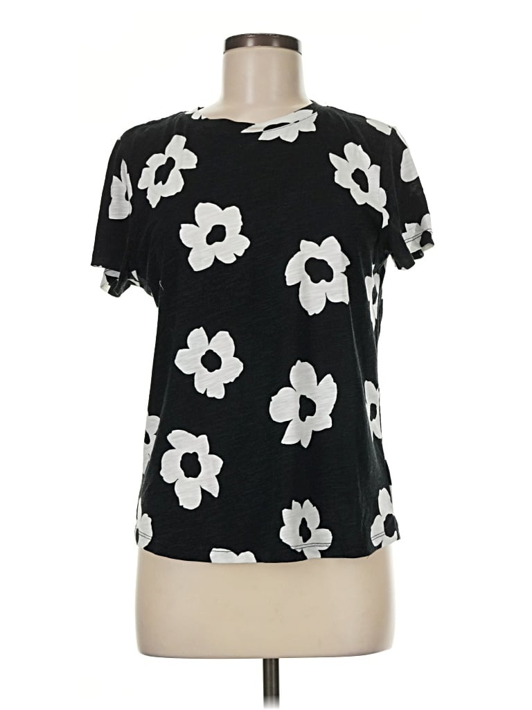 Pre-owned Sanctuary Short Sleeve T-shirt In Black