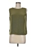 Peter Cohen 100% Silk Green Sleeveless Silk Top Size M - photo 1
