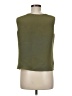Peter Cohen 100% Silk Green Sleeveless Silk Top Size M - photo 2
