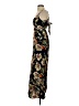 Unbranded 100% Polyester Floral Black Casual Dress Size P (petite) - photo 5