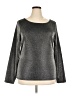 Gap Metallic Silver Long Sleeve Top Size XXL - photo 1