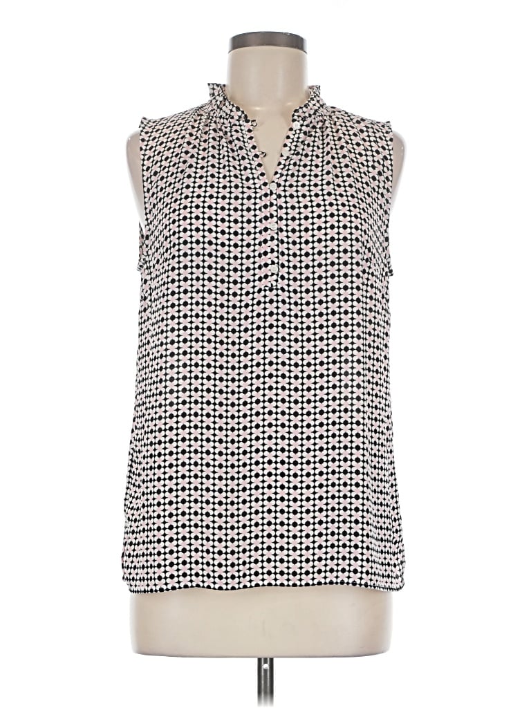Pre-owned Talbots Sleeveless Blouse In Ivory