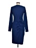 Nicole Miller Artelier Solid Blue Cocktail Dress Size M - photo 2