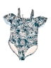 Raisins Print Blue One Piece Swimsuit Size 14W - photo 1