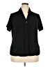 Elementz Black Short Sleeve Blouse Size 2X - photo 1