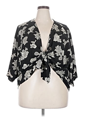 Meri Skye Short Sleeve Blouse (view 1)
