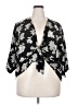 Meri Skye 100% Polyester Black Short Sleeve Blouse Size 2X - photo 1