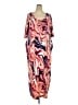 Assorted Brands Print Pink Casual Dress Size 4X - photo 1