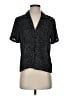 Lulus Polka Dots Black Short Sleeve Blouse Size XS - photo 1