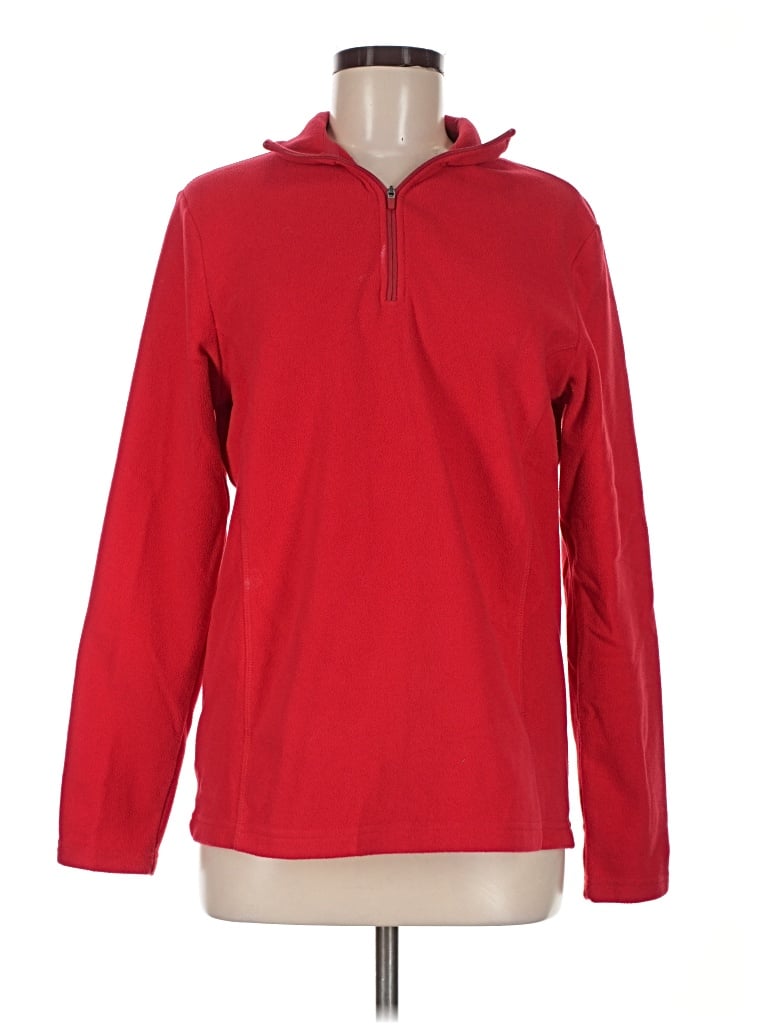 Pre-owned Lands' End Sweatshirt In Red