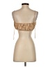 Ghanda Tan Sleeveless Top Size S - photo 2