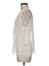 Pol 100% Polyester White Sleeveless Blouse Size M - photo 5