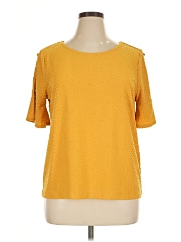 Rose + Olive Short Sleeve Top (view 1)