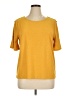Rose + Olive Yellow Short Sleeve Top Size XL - photo 1