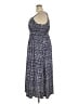 Nine Britton Checkered-gingham Blue Casual Dress Size 2X - photo 5