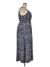 Nine Britton Checkered-gingham Blue Casual Dress Size 2X - photo 4