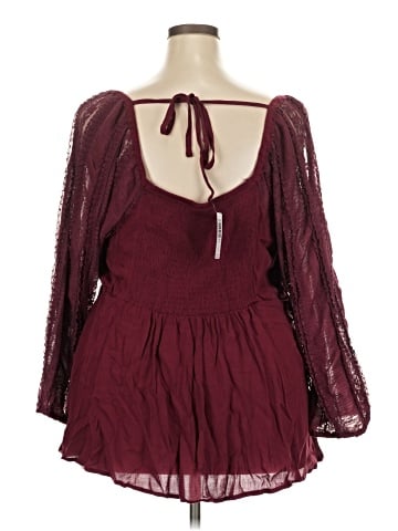 Torrid 3/4 Sleeve Blouse (view 2)